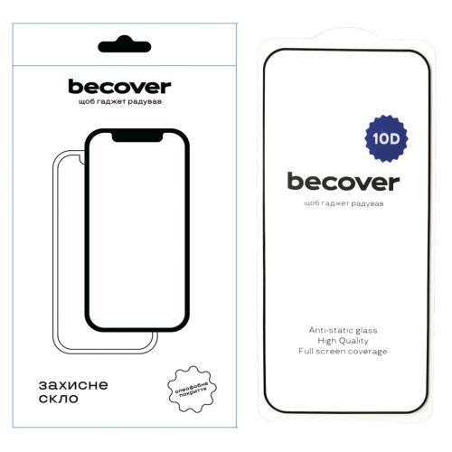 Стекло защитное BeCover Realme 13 Pro Plus 5G 10D Black (713168)