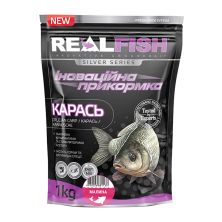 Прикормка Real Fish_ТОВ Silver Series Карась Малина 1kg (809.00.20)
