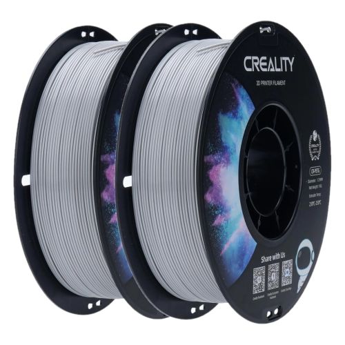 Пластик для 3D-принтера Creality PETG 1.75мм, gray, 2x1кг (3301030083)