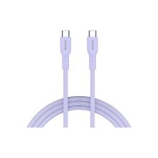 Дата кабель USB-C to USB-C 1.0m OnWire 60CL C-C 60W COLOR Braided 1m Purple Canyon (CND-CCAP60AB10PU)