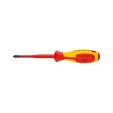 Отвертка KNIPEX с крестовым шлицем Pozidriv VDE (98 25 01 SL)