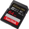 Карта пам'яті SanDisk 64GB SD class 10 UHS-I U3 V60 R280/W100MB/s Extreme PRO (SDSDXEP-064G-GN4IN) - Зображення 1