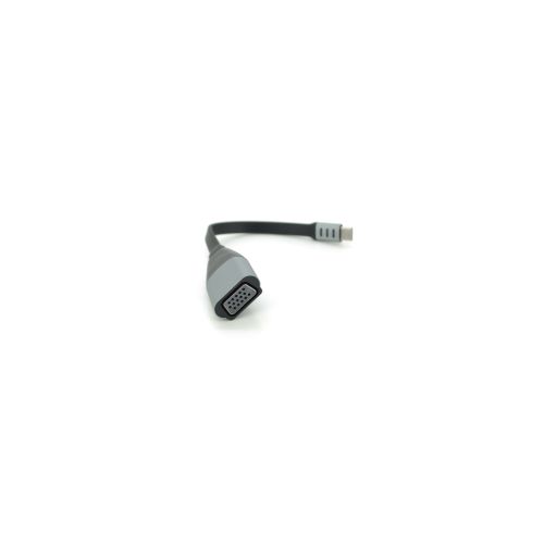 Перехідник USB-C M to VGA F 0.18m black-gray Voltronic (YT-Type-C(M)/VGA(F)-18cm/27031)