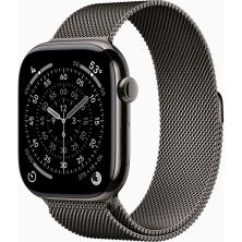 Смарт-часы Apple Watch Series 11 GPS + Cellular 46mm Slate Titanium Case with Slate Milanese Loop - M/L (MFD44RK/A)
