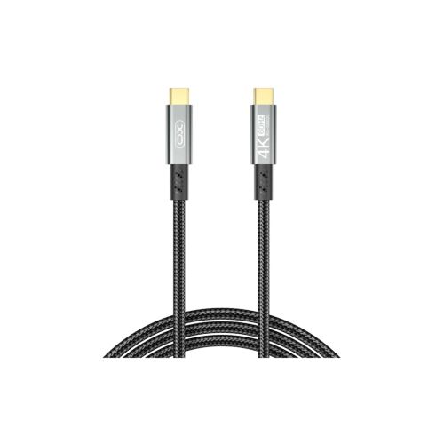 Дата кабель USB-C to USB-C 1.0m 100W PD black XO (GB020-CC.tranish) Дата кабель USB-C to USB-C 1.0m 100W PD black XO (GB020-CC.tranish)
