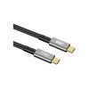 Дата кабель USB-C to USB-C 1.0m 100W PD black XO (GB020-CC.tranish) Дата кабель USB-C to USB-C 1.0m 100W PD black XO (GB020-CC.tranish) - Зображення 1