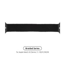 Ремешок для смарт-часов Armorstandart Braided Solo Loop для Apple Watch 42 (Series 11-10)/41/40/38 Charcoal Size 2 (120 mm) (ARM58060)