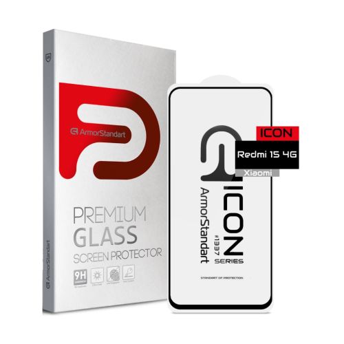 Стекло защитное Armorstandart Icon Xiaomi Redmi 15 4G (ARM85412)