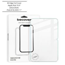 Скло захисне BeCover 3D Edge Full Cover Apple iPad 10.9 (2022/2024) / iPad (A16) 2025 11 (714773)