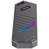Кишеня зовнішня Dynamode M.2 SSD NVMe to USB-C USB 3.2 Gen2 aluminum black (DM-CAD-SSD14-N) - Зображення 3