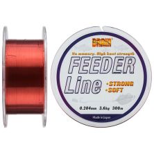 Волосінь Brain fishing Feeder 300 m 0,204 mm #1.5, 3.6 kg, 7.9 lb, ц.: copper (1858.70.02)