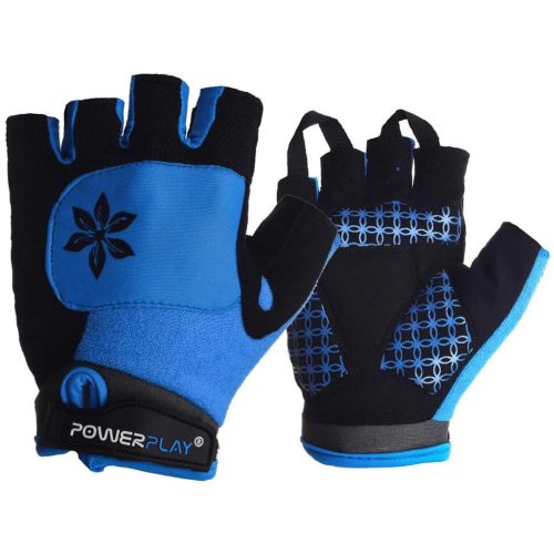 Велоперчатки PowerPlay Women 5284 Blue XS (5284D_XS_Blue)