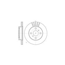 Тормозной диск REMSA 6618.10