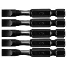 Набор бит Neo Tools ударных 50 мм, SL6-5 шт., сталь S2 (09-581)