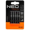 Набор бит Neo Tools ударных 50 мм, SL6-5 шт., сталь S2 (09-581) - Изображение 1