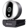Веб-камера Sandberg Streamer Webcam Pro Full HD Autofocus Ring Light Black (134-12) - Изображение 1