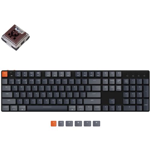 Клавиатура Keychron K5SE 104 Key Optical Brown White Led Hot-Swap Wireless UA Black (K5SED3_KEYCHRON)