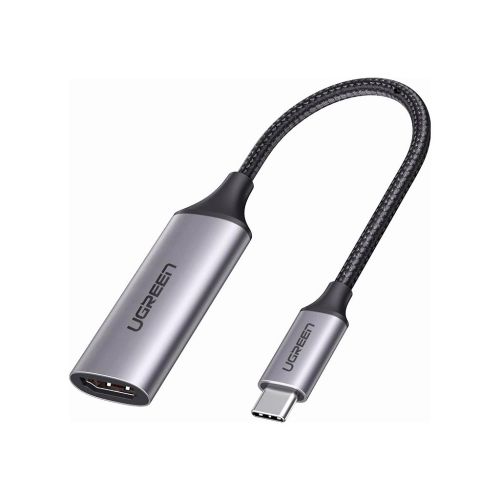 Переходник USB2.0 Type C to HDMI V2.0 4K60Hz 10cm CM297 gray Ugreen (70444)