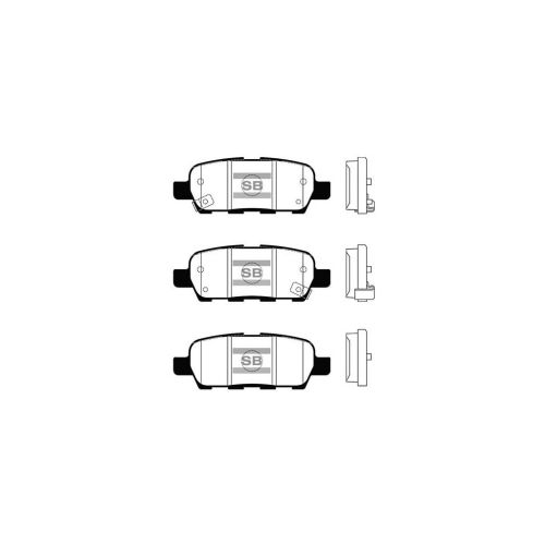 Тормозные колодки HI-Q SP1250