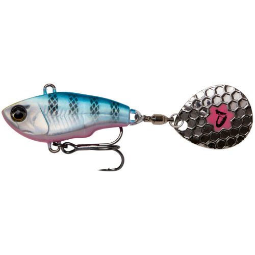 Блешня Savage Gear Fat Tail Spin 80mm 24.0g Blue Silver Pink (1854.11.79)