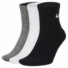 Шкарпетки Nike U NK EVERYDAY LTWT ANKLE 3PR SX7677-964 34-38 3 пари Чорний/Білий/Сірий (194955549445)