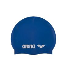 Шапка для плавання Arena Classic Silicone 91662-077 синій, білий Уні OSFM (3468335299150)