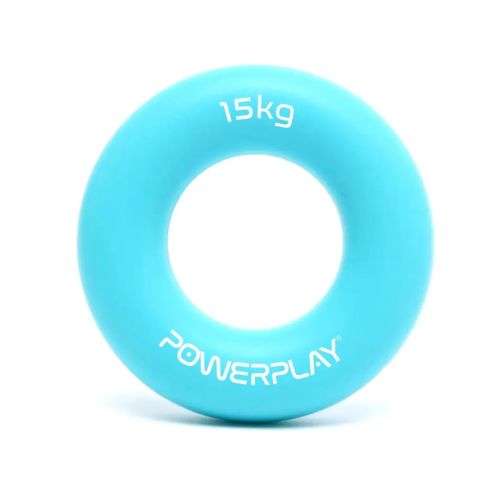 Эспандер PowerPlay кистьовий силіконовий Hand Grip Ring Light Блакитний (PP_4324_15kg)