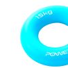 Эспандер PowerPlay кистьовий силіконовий Hand Grip Ring Light Блакитний (PP_4324_15kg) - Изображение 2