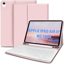 Чохол до планшета BeCover Keyboard Apple iPad Air 11 M2 2024 Pink (711398)