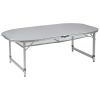 Туристичний стіл Bo-Camp Premium Oval 150x80 cm Grey (1404405) - Зображення 2