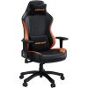 Крісло ігрове Anda Seat Luna Color PVC Size L Black/Orange (AD18-48-BO-PV) - Зображення 1