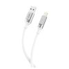 Дата кабель USB 2.0 AM to Lightning 1.0m 6A silicone white XO (NB251_L_White) - Зображення 1