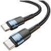 Дата кабель USB-C to USB-C 1.0m 100W blue Essager (EXCTT1-XC03) - Зображення 1