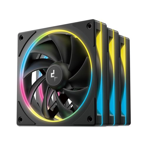 Кулер до корпусу Deepcool Набір вентиляторів Deepcool FL12SE 3IN1 для корпусу 3*120x120x25мм, HB, (FL12 SE 3IN1)