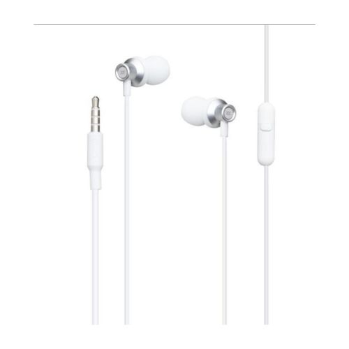 Наушники XO EP15 In-ear Metal Earphone 1.2 м White (6920680866175)