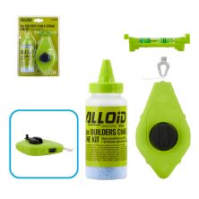 Шнур розміточний Alloid 30м, з флаконом крейдового порошку (C-0299)