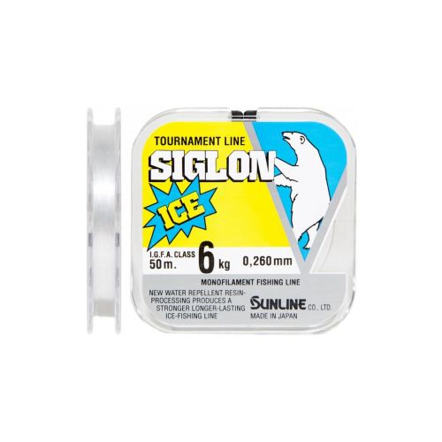 Леска Sunline SIGLON ICE 50м #2.5/0.260мм 6кг (1658.03.19) Леска Sunline SIGLON ICE 50м #2.5/0.260мм 6кг (1658.03.19)