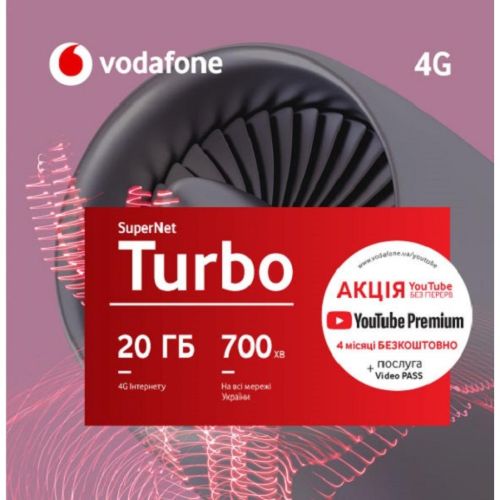 Стартовый пакет Vodafone SuperNet Turbo 2020 (MTSIPRP10100067__S)