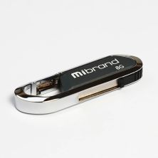 USB флеш накопичувач Mibrand 8GB Aligator Grey USB 2.0 (MI2.0/AL8U7G)