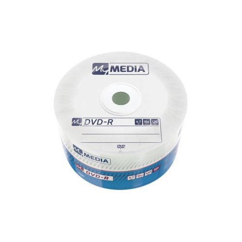 Диск DVD MyMedia DVD-R 4.7GB 16X Wrap MATT SILVER 50шт (69200)