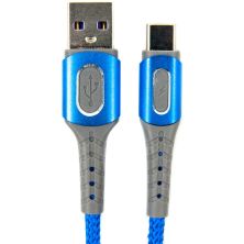Дата кабель USB 2.0 AM to Type-C 1.0m blue Dengos (NTK-TC-LP-BLUE)