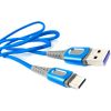 Дата кабель USB 2.0 AM to Type-C 1.0m blue Dengos (NTK-TC-LP-BLUE) - Зображення 2