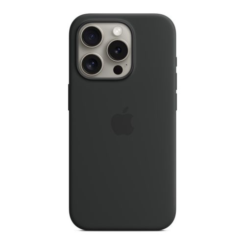 Чехол для мобильного телефона Apple iPhone 15 Pro Silicone Case with MagSafe Black (MT1A3ZM/A)