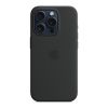 Чехол для мобильного телефона Apple iPhone 15 Pro Silicone Case with MagSafe Black (MT1A3ZM/A) - Изображение 1