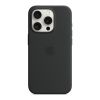 Чохол до мобільного телефона Apple iPhone 15 Pro Silicone Case with MagSafe Black (MT1A3ZM/A) - Зображення 2