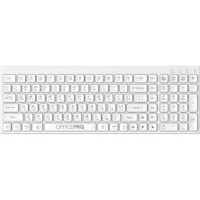 Клавиатура OfficePro SK985W Wireless/Bluetooth White (SK985W)
