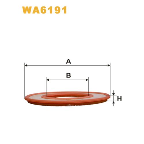 Повітряний фільтр для автомобіля Wixfiltron WA6191