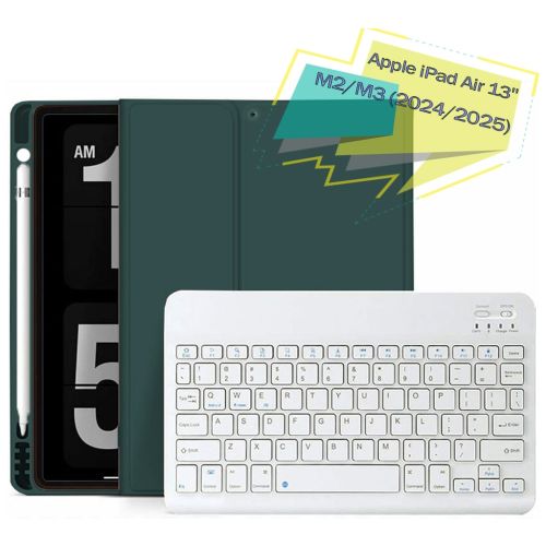 Чехол для планшета BeCover with keyboard Apple iPad Air 13 M2/M3 (2024/2025) Dark Green (711455)