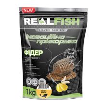 Прикормка Real Fish_ТОВ Silver Series Фідер Бісквіт-ваніль 1kg (809.00.41)