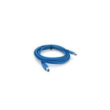 Кабель для принтера USB 3.0 AM/BM 3.0m blue Voltronic (YT-3.0AM\BM-3.0BL)